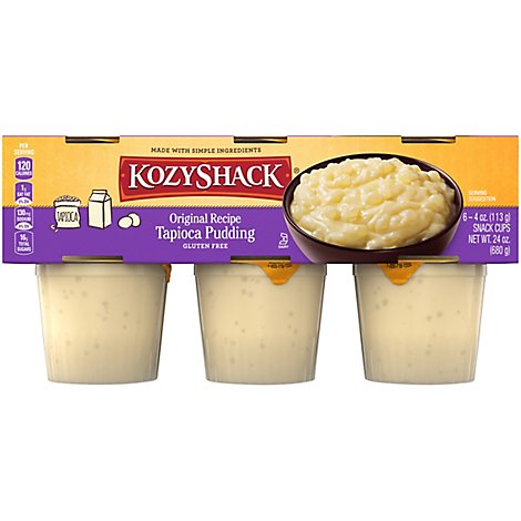 Kozy Shack Original Recipe Tapioca Pudding 6 Count - 24 Oz