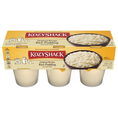 Kozy Shack Original Recipe Rice Pudding 6 Count - 24 Oz - Image 2