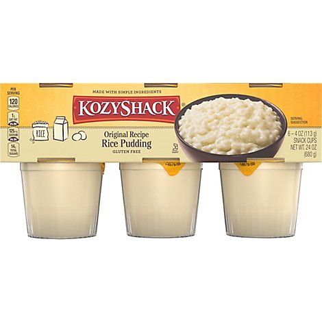 Kozy Shack Original Recipe Rice Pudding 6 Count - 24 Oz