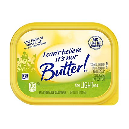 I Cant Believe Its Not Butter! Vegetable Oil Spread 30% Light - 15 Oz - Image 3