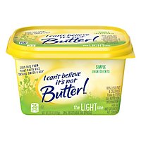I Cant Believe Its Not Butter! Vegetable Oil Spread 30% Light - 15 Oz - Image 1