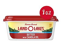 Land O Lakes Spreadable Butter with Canola Oil - 8 Oz
