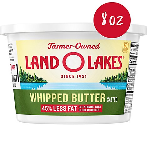 Land O Lakes Whipped Butter Salted - 8 Oz