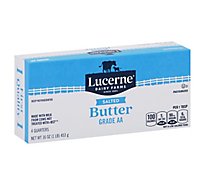 Lucerne Butter Salted Sweet Cream 4 Quarters - 16 Oz