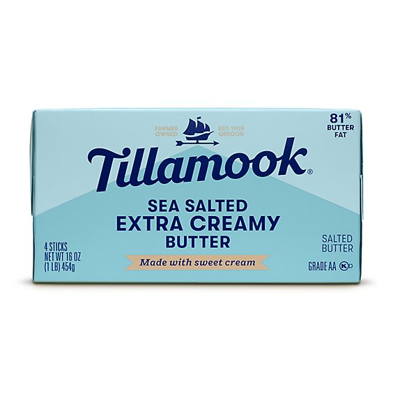 Tillamook Extra Creamy Salted Butter - 16 Oz