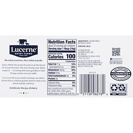 Lucerne Unsalted Sweet Cream Butter Quarters - 16 Oz - Image 4