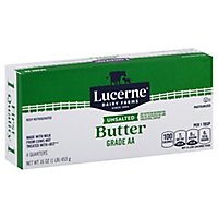 Lucerne Unsalted Sweet Cream Butter Quarters - 16 Oz - Image 1