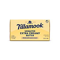 Tillamook Extra Creamy Unsalted Butter - 16 Oz - Image 1