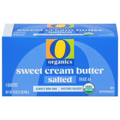 O Organics Butter Sweet Cream Salted 4 Count - 16 Oz - Image 1