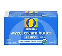 O Organics Organic Butter Sweet Cream Salted 4 Count - 16 Oz