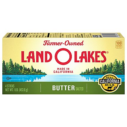 Land O Lakes Salted Butter Sticks 4 Count - 1 Lb - Image 2