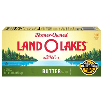 Land O Lakes Salted Butter Sticks 4 Count - 1 Lb