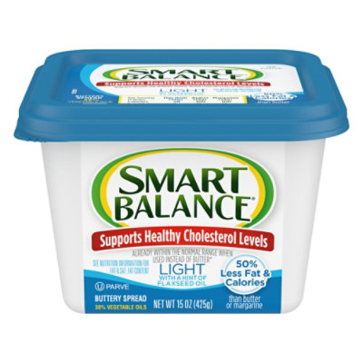 Smart Balance Buttery Spread Light With Flaxseed Oil - 15 Oz