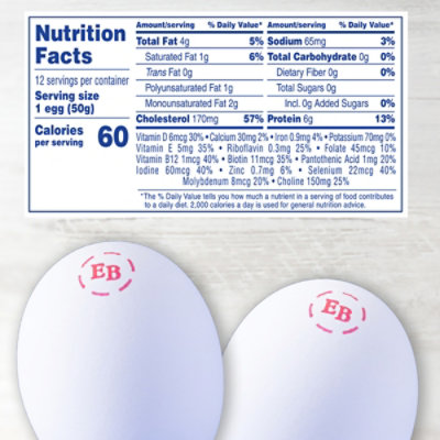 Eggland's Best Classic Large White Eggs - 12 Count - Image 2