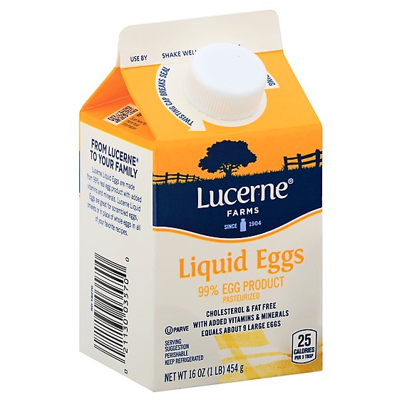 Lucerne Liquid Eggs - 16 Oz