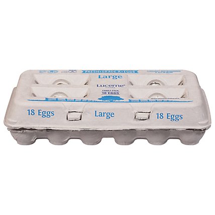 Lucerne Eggs Large Grade AA Family Pack - 18 Count - Image 1