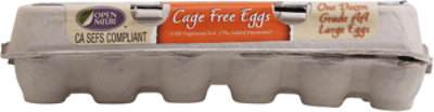 Open Nature Eggs Cage Free Large White - 12 Count - Image 2