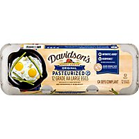 Davidsons Eggs Large Pasteurized - 12 Count - Image 1