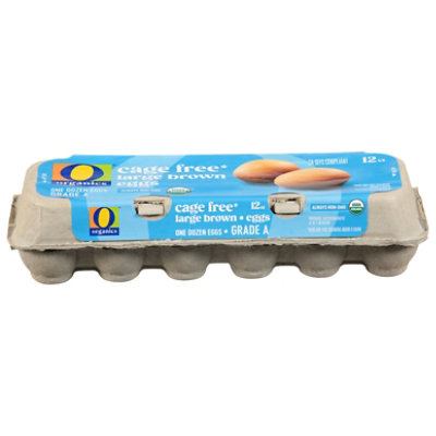 O Organics Organic Eggs Large Brown - 12 Count