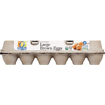 O Organics Organic Eggs Large Brown - 12 Count - Image 2