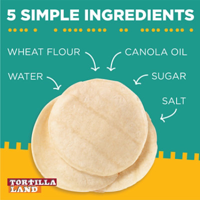TortillaLand Uncooked Soft Taco Size Flour Tortillas - 12 Count - Image 3