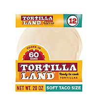 Tortilla Land Uncooked Flour Tortillas - 12 Count - Image 1