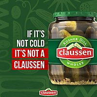 Claussen Kosher Dill Pickle Wholes Jar - 32 Fl. Oz. - Image 6