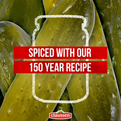 Claussen Kosher Dill Pickle Wholes - 32 Fl. Oz. - Image 3