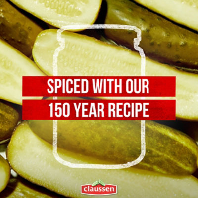 Claussen Kosher Dill Pickle Halves - 32 Fl. Oz. - Image 3