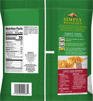 Simply Potatoes Shredded Hash Browns  - 20 Oz - Image 6