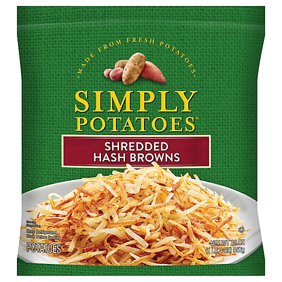 Simply Potatoes Shredded Hash Browns  - 20 Oz