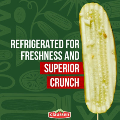Claussen Kosher Dill Pickle Sandwich Slices - 20 Fl. Oz. - Image 5