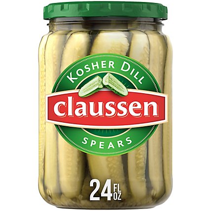 Claussen Kosher Dill Pickle Spears Jar - 24 Fl. Oz. - Image 2
