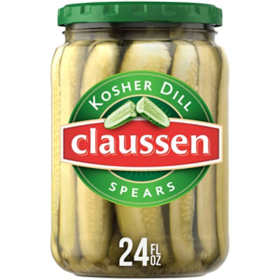 Claussen Pickles Kosher Dill Spears - 24 Fl. Oz.