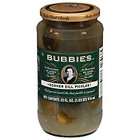 Bubbies Kosher Dill Pickles - 33 Fl. Oz. - Image 2