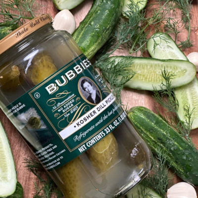 Bubbies Kosher Dill Pickles - 33 Fl. Oz. - Image 5