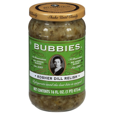 Bubbies Kosher Dill Relish - 16 Oz - Image 3