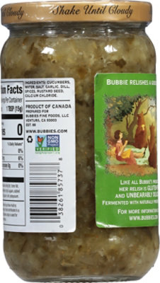 Bubbies Kosher Dill Relish - 16 Oz - Image 6