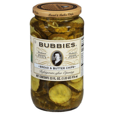 Bubbies Kosher Bread & Butter Pickles - 33 Fl. Oz. - Image 3