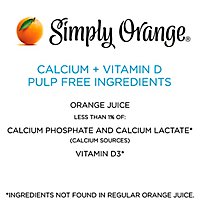 Simply Orange Juice Pulp Free With Calcium & Vitamin D - 2.63 Liter - Image 5