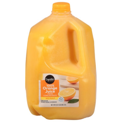 Signature SELECT Juice 100% Pure Orange No Pulp Chilled - 128 Fl. Oz. - Image 3