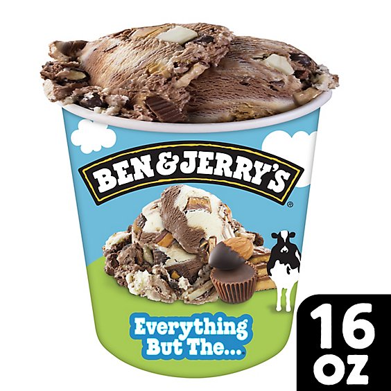 Ben & Jerry's Ice Cream Everything But The - 16 Oz