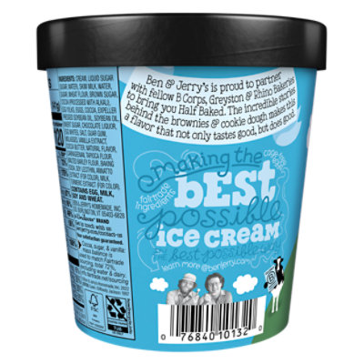 Ben & Jerry's Half Baked Ice Cream Pint - 16 Oz - Image 5