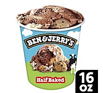 Ben & Jerry's Half Baked Ice Cream Pint - 16 Oz