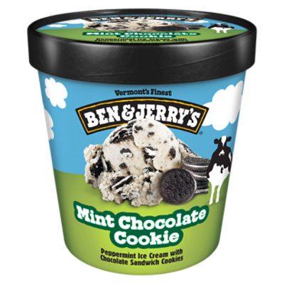 Ben & Jerry's Mint Chocolate Cookie Ice Cream - 16 Oz - Image 1