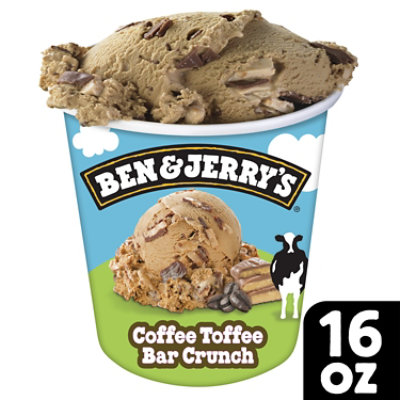 Ben & Jerry's Coffee Toffee Bar Crunch Ice Cream - 16 Oz