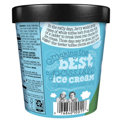 Ben & Jerry's Coffee Toffee Bar Crunch Ice Cream - 16 Oz - Image 5