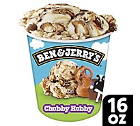 Ben & Jerrys Ice Cream Chubby Hubby 1 Pint - 16 Oz