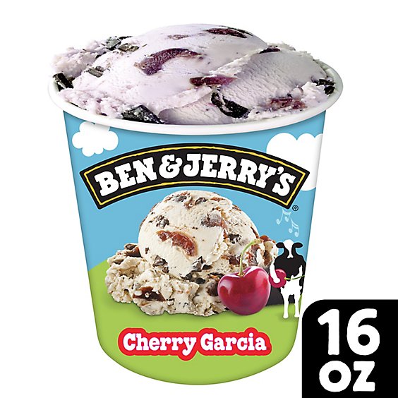 Ben & Jerry's Cherry Garcia Ice Cream - 16 Oz