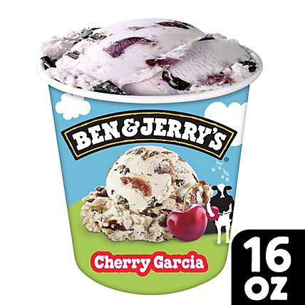 Ben & Jerry's Cherry Garcia Ice Cream - 16 Oz - Image 1